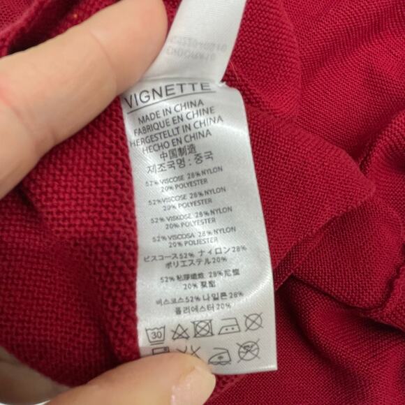 NWT Vignette 3y Burgundy Mimi Dress - Picture 4 of 4